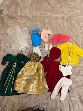 Assorted Vintage Magic Attic doll clothes